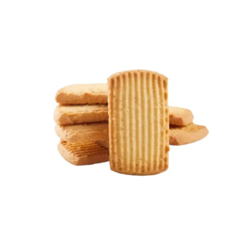 Golden orange biscuits with citrus aroma.